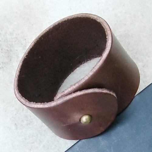 Leder-Armband in 4 cm Breite