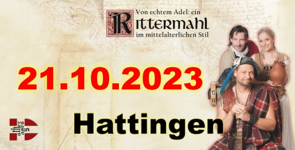 Rittermahl: Ein Abend bei Hofe - 21.10.23 in Hattingen (Wasserburg Haus Kemnade)
