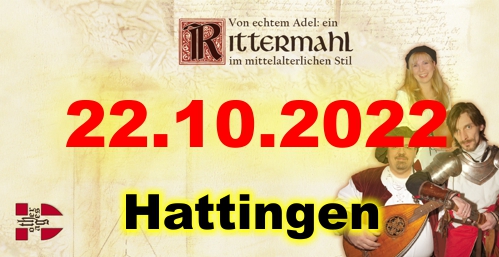 Rittermahl: Ein Abend bei Hofe - 22.10.22 in Hattingen (Wasserburg Haus Kemnade)