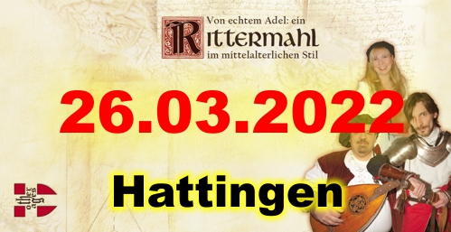 Rittermahl: Ein Abend bei Hofe - 26.03.22 in Hattingen (Wasserburg Haus Kemnade)