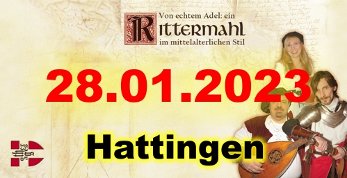 Rittermahl: Ein Abend bei Hofe - 28.01.23 in Hattingen (Wasserburg Haus Kemnade)