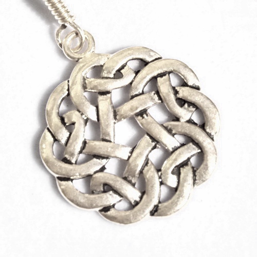 Ohrring "keltischer Knoten", Bronze, Paar