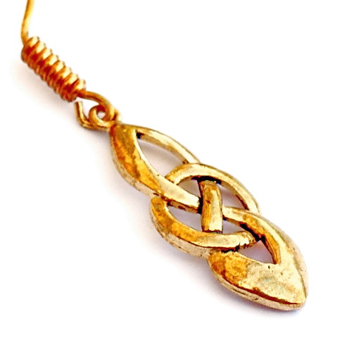 Ohrring "Doppelknoten", Bronze, Paar