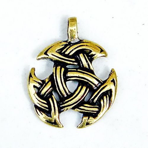 Amulett "Triade", keltisch, Zamak