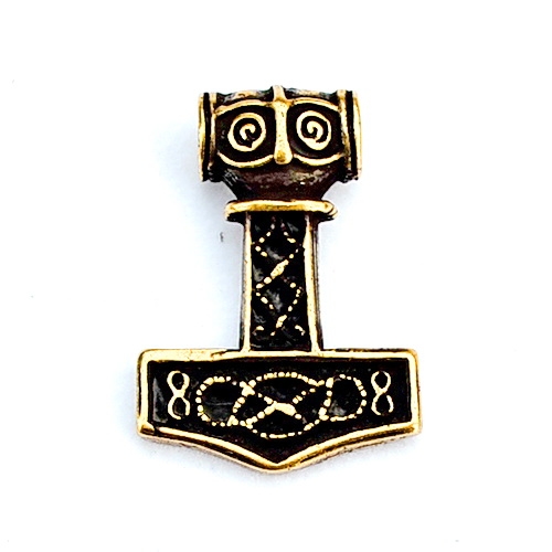 Amulett "Thorshammer", kantig, Zamak