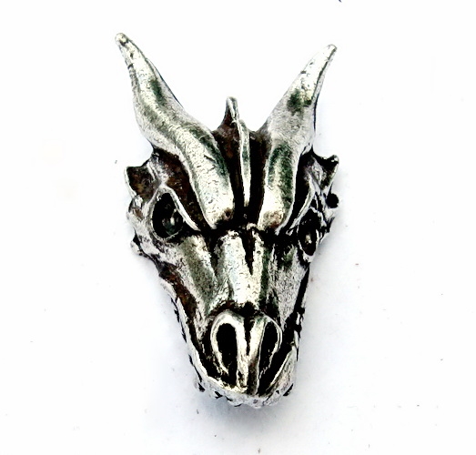 Amulett "Drachenkopf", Zamak
